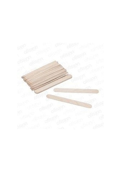 Ahşap Çubuk Büyük Boy 50 Li Paket Naturel Renk Ticon