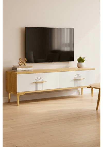 Tsa1215db - İdatv120 Tv Stand, Tv Sehpası Safirmeşe - Beyaz 120cm