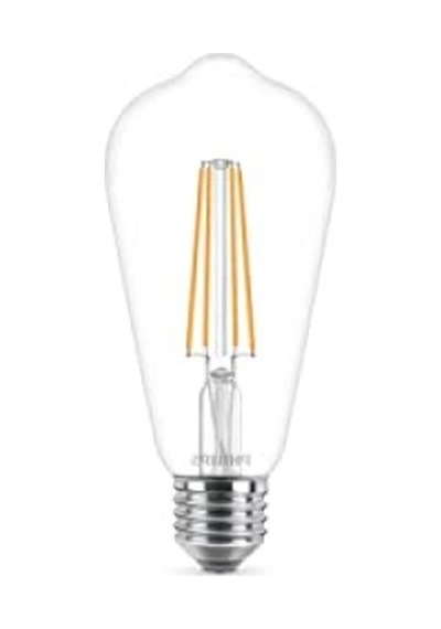 Philips Led Classic 40w St64 E27 Sıcak Beyaz Dim Edilmez Filament Led Ampul Enerji Sınıfı F 10c