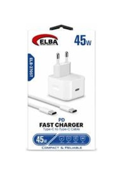 Elba Elb-2705t 45w Beyaz Type- C To Type-c İos Set