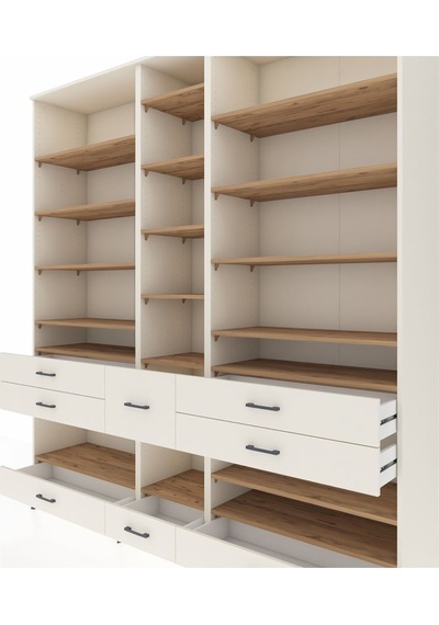 Hyperion Dolap 19 Raflı 8 Çekmeceli 220x44x243 Aytaşı-çam/aytaşı Atlas Çam/aytası Hyperion Dolap 19 Raflı 8 Çekmeceli 220x44x243 Aytaşı-çam/aytaşı Atlas Çam/aytası