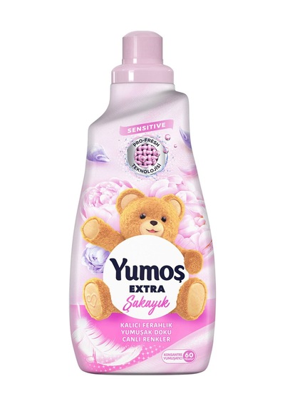 Yumoş Extra Kons.yumuşatıcı 1440 Ml Hanımeli Yabani Orkide Şakayık 3 Lü 3'lü Set