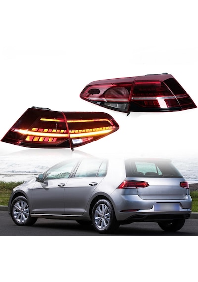 Vw Golf 7 2013-2016 Hıghlıne Kırmızı Ledli Arka Stop