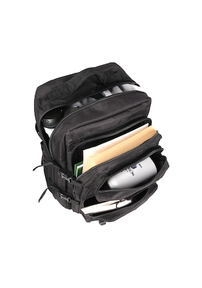 Bagacar Tactical Dağcı Ve Trekking Kumaş Sırt Çantası Siyah