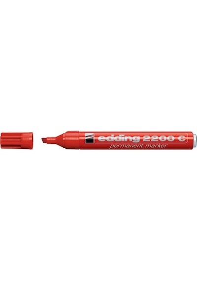 Edding E-2200 Permanent Marker Kırmızı Kod Ed220002
