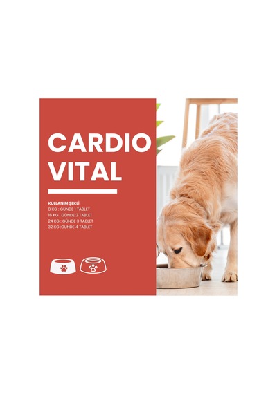 Cardiovital Kedi Ve Köpekler Için Desteği Lezzetli 60 Tablet