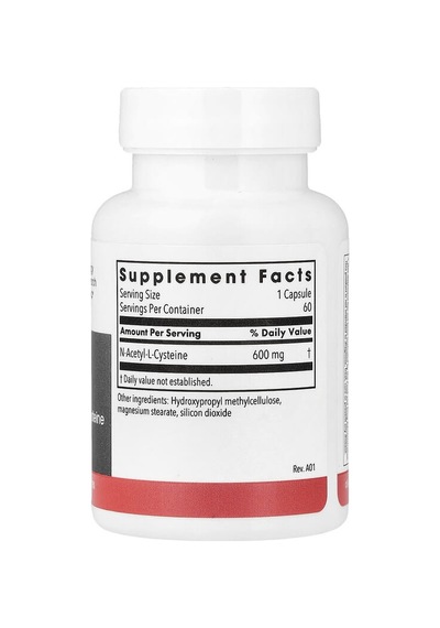 Metabolic Maintenance, Na-c, 600 Mg, 60 Vegetarian Capsules