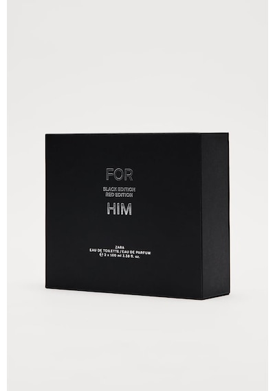 Zara For Him Black Edition EDT+ For Him Red Edition EDP Erkek Parfüm 2 x 100 ML