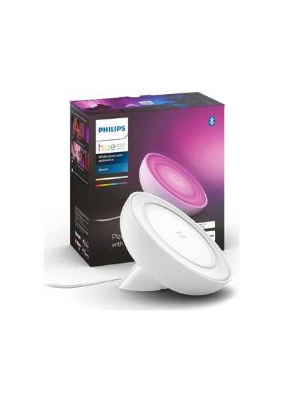 Philips Hue Bloom V4 Beyaz Led Aydınlatma, Bluetooth Özellikli - 25.000 Saat Ampul Kullanım Ömrü Sku: Smg8690010157393 Açık Gri