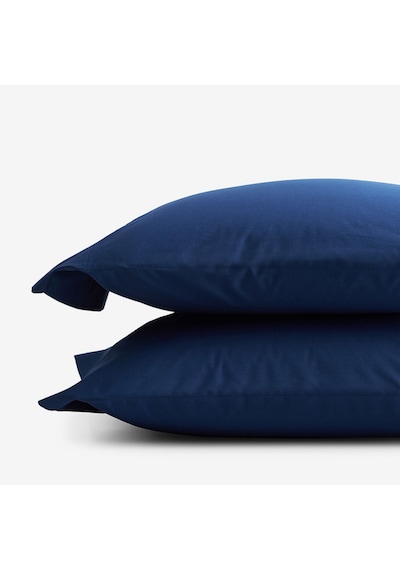 Prime Sleeks %100 Pamuk Yastık Kılıfı 2 Adet - Lacivert - 50x70cm Lacivert