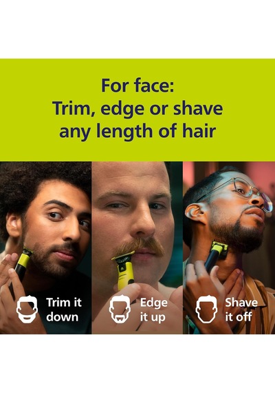 Philips Oneblade 360 Bıçaklar, Oneblade Elektrikli Tıraş Makinesi Ve Düzeltici İçin Orijinal Yedek Bıçaklar, 4'lü Paket, Qp440/80 Diğer