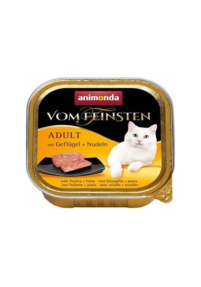 Vom Feinsten Kümes Hayvanlı Ve Makarnalı Yetişkin Kedi Konservesi 100 Gr