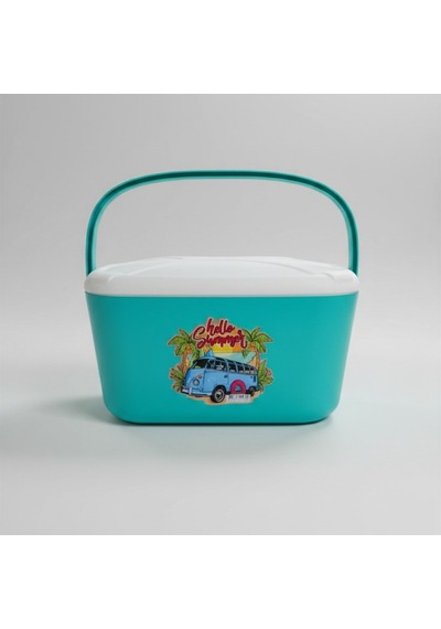 20 Lt Buzzy Baskılı Buzluk Termos 1179 Cooler Box -405 Turkuaz