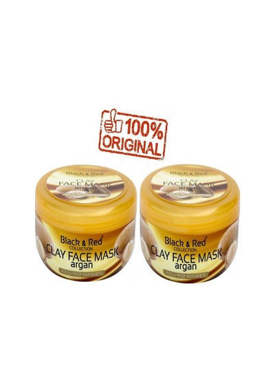 Black & Red Argan Yağlı Kil Maskesi 2 x 400 ML Black & Red Argan Yağlı Kil Maskesi 2 x 400 ML