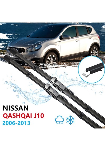 Nissan Qashqai Ön Cam Aparatlı Muz Silecek Takımı 2006-2013