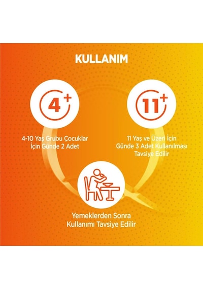 Qlife Vitamin C Portakal Aromalı Vitamin Ve Mineral içeren Takviye Edici Gıda 60 Gummies