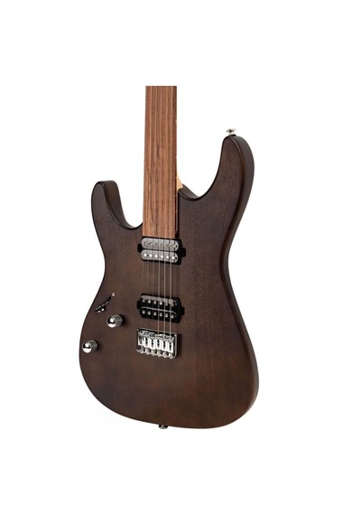New Orleans Fts240 Mat Koyu Kahve Solak Elektro Perdesiz Gitar