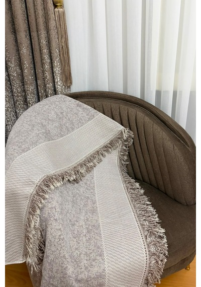 Villadia Home Textile Koltuk Örtüsü Koltuk Şalı Pamuklu Kaymaz Yumuşak Yıkanabilir 3 Lü Koltuk Kanepe Tekli Koltuk Örtüsü Çok Amaçlı Örtü 170 X 220 Mirakltört