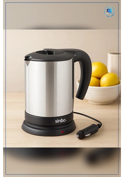 Araç İçi Su Isıtıcı Kettle 24v 0.8l 200w Paslanmaz Çelik Çakmaklı