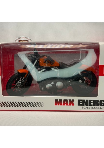 Harley Davidson Iron 883 Motorcycles Racing Turuncu Model Motosiklet 1:12 Ölçekli