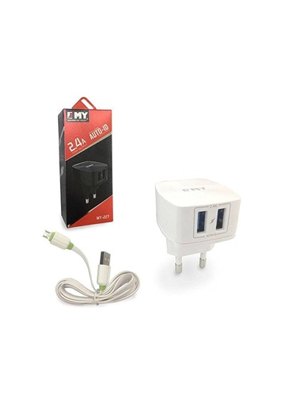 Emy MY-227 M5P 2 Port Micro Şarj Cihazı