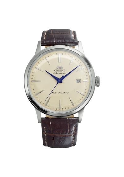 Orient Ra-ac0033y30b Kurmalı Otomatik Deri Kahverengi 41 Mm Erkek Kol Saati Gri