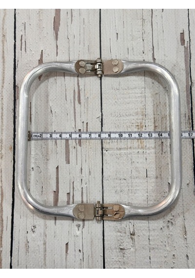 Metal Gizli Çanta Bursu 16 Cm 1 Adet Açık Gri - Gümüş