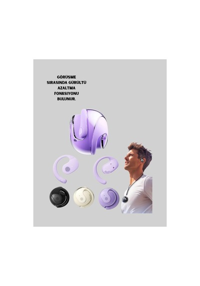 S05 Kablosuz Kulaklık Küçük Kulak Yapılarına Uygun Kayma Yapmayan Tasarım - Hs08376584-2 Renkli