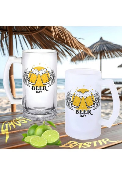 Beer Day Buzlu Ya Da Buzsuz Bira Bardağı 093