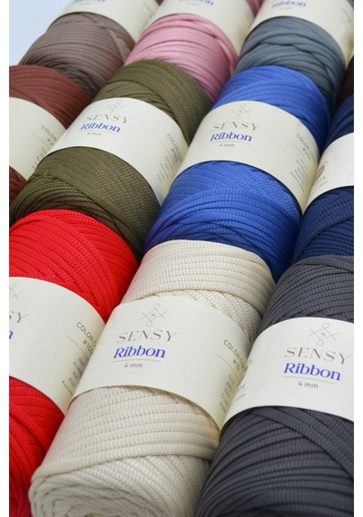 Premium Ribbon Polyester Ipi 200 Gr Polyester Makrome Ip Bileklik Ipi Çanta Supla Ip Hobi Ipi Mürdüm