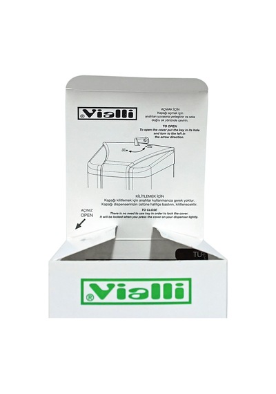 Vialli S4 Sıvı Sabun Dispenseri 1000 Ml (Beyaz)