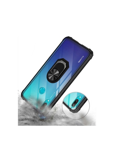 Huawei Y7 Prime 2019 Tam Korumali Yüzüklü Renkli Kenarli Manyetik 544177310