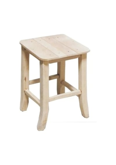 Tahta Tabure 35 Cm Yükseklik