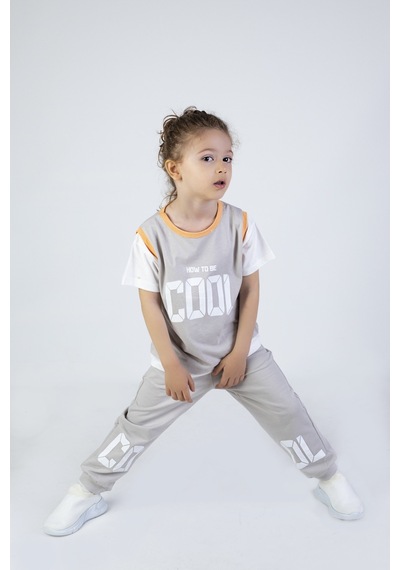 Erkek Çocuk Cool Baskılı Alt Üst Basic Takım 2-5 Yaş 001