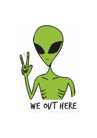 Alien Sticker
