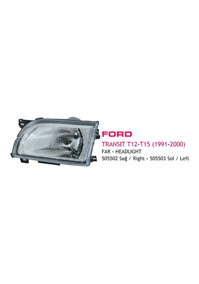 FAR FORD TRANSIT T 12-T 15 SOL 1991-1995 MANUEL AYFAR 505503