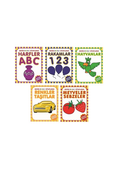 Benim Renkli Kitaplarım 5 Kitap Set