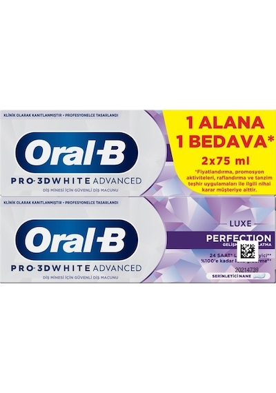 Oral-b Pro 3d White Advanced Luxe Perfection Diş Macunu 150 Ml