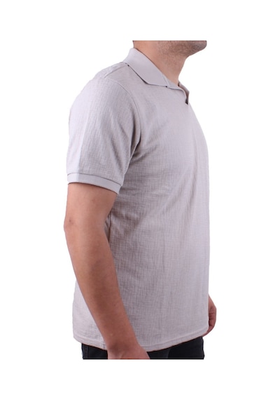 Twister Jeans Twister 2288 Gri Günlük Kısa Kol Normal Kesim Pamuklu Polo Yaka Erkek Tişört Gri