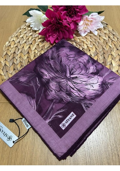 Siyane Scarf Lotus Desen Eşarp 08 Çok Renkli
