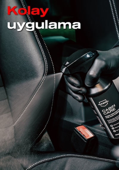 Nasiol Cabincare Araç Kumaş Yüzeyleri için Nano Kaplama 6 Ay Dayanım 500ML Su Sıvı Leke Geçirmez