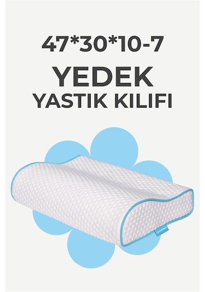 Viscofoam Yastık Kılıfı 47x30x10-8 Cm Visco Yastık Kılıfı 1 Adet
