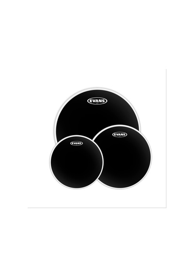 Evans Etp-onx2-r Deri Seti 10+12+16 Onyx Tom Kumlu Siyah Rock Kit Ç