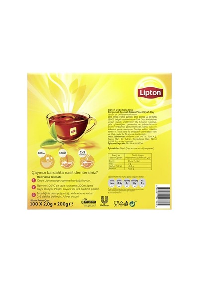 Doğu Karadeniz Bardak Poset 200gr 1 Adet