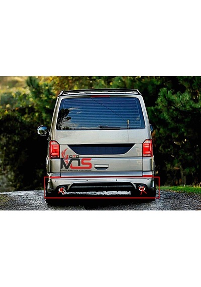 Volkswagen Transporter T7 Arka Tampon Eki Fiberglass Boyasız