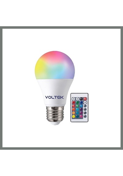 Bezos Voltek 9w Kumandalı Beyaz+rgb Led Ampul 1 Adet Mmbz Standart