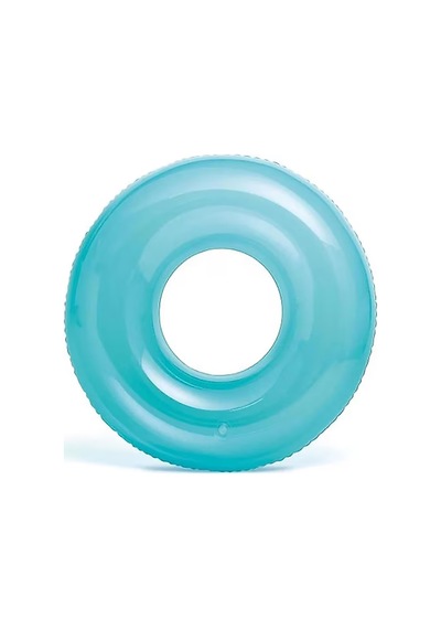 76 Cm Jumbo Deniz Havuz Simidi 8 Yaş Üstü İçin / Transparent Swim Tube - 59260 Mavi Turkuaz