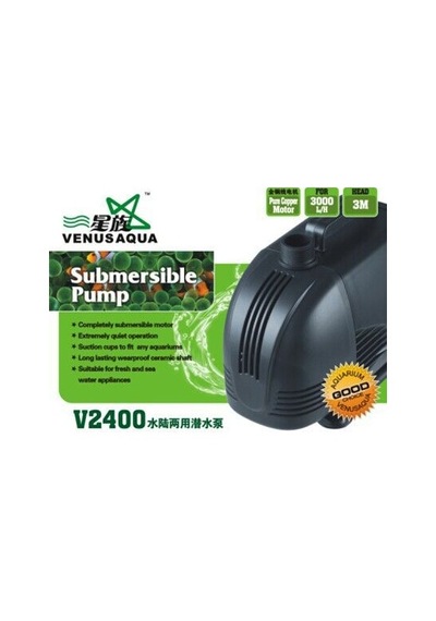 Venusaqua V2400 Akvaryum Sump Kafa Motoru 3000 Lt / H 60W