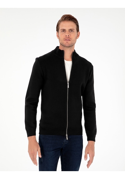 Pierre Cardin Erkek Siyah Hırka Triko 50296442-vr046 Siyah