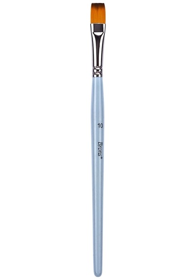 Brons 200f Sentetik Düz Fırça N:10